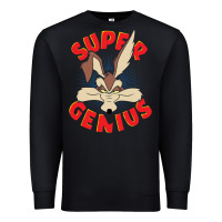 Black coyote super genius  1 Premium Sweatshirt - lanVoArt