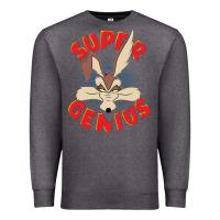 Charcoal Heather coyote super genius  1 Premium Sweatshirt - lanVoArt
