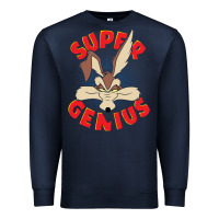 Navy coyote super genius  1 Premium Sweatshirt - lanVoArt