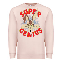 Pale Pink coyote super genius  1 Premium Sweatshirt - lanVoArt