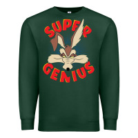 Sports Green coyote super genius  1 Premium Sweatshirt - lanVoArt
