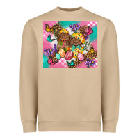 Mushroom Easter Bunnies And Egg Tumbler Heavyweight Sweatshirt - BundleAndBundleShop