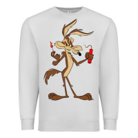 Dove Grey danger coyote's hole Premium Sweatshirt - lanVoArt