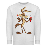 Oatmeal Heather danger coyote's hole Premium Sweatshirt - lanVoArt