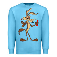 Ocean Blue danger coyote's hole Premium Sweatshirt - lanVoArt