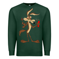 Sports Green danger coyote's hole Premium Sweatshirt - lanVoArt