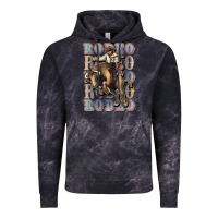 Cloud Black Rodeo Cowboy bull western Vintage Hoodie - HowdyJamesFarm