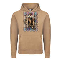 Rodeo Cowboy Bull Western Vintage Hoodie | Teevron