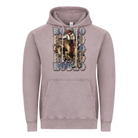 Vintage Zinc Rodeo Cowboy bull western Vintage Hoodie - HowdyJamesFarm