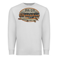 Dove Grey piper cherokee pa 28 retro vintage design Premium Sweatshirt - lanVoArt