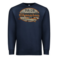 Navy piper cherokee pa 28 retro vintage design Premium Sweatshirt - lanVoArt