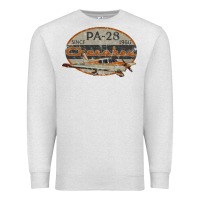 Oatmeal Heather piper cherokee pa 28 retro vintage design Premium Sweatshirt - lanVoArt
