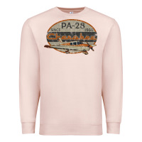 Pale Pink piper cherokee pa 28 retro vintage design Premium Sweatshirt - lanVoArt