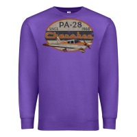 Purple piper cherokee pa 28 retro vintage design Premium Sweatshirt - lanVoArt