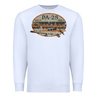 White piper cherokee pa 28 retro vintage design Premium Sweatshirt - lanVoArt
