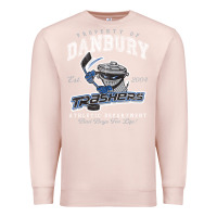 Pale Pink property of danbury trashers Premium Sweatshirt - lanVoArt