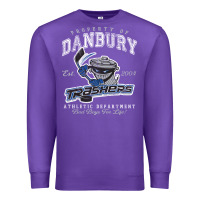 Purple property of danbury trashers Premium Sweatshirt - lanVoArt