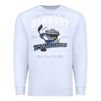 White property of danbury trashers Premium Sweatshirt - lanVoArt