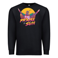 Black praise the sun Premium Sweatshirt - lanVoArt