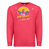 Cardinal praise the sun Premium Sweatshirt - lanVoArt