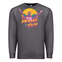 Charcoal Heather praise the sun Premium Sweatshirt - lanVoArt