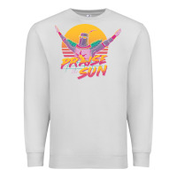 Dove Grey praise the sun Premium Sweatshirt - lanVoArt