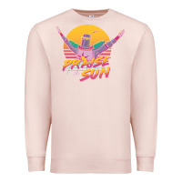 Pale Pink praise the sun Premium Sweatshirt - lanVoArt