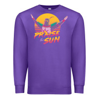 Purple praise the sun Premium Sweatshirt - lanVoArt