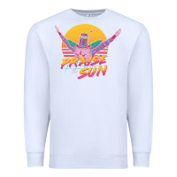 White praise the sun Premium Sweatshirt - lanVoArt