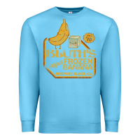 Ocean Blue retro distressed bluth's banana stand Premium Sweatshirt - lanVoArt