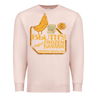 Pale Pink retro distressed bluth's banana stand Premium Sweatshirt - lanVoArt