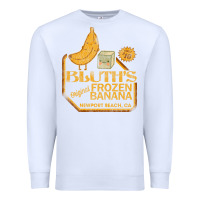 White retro distressed bluth's banana stand Premium Sweatshirt - lanVoArt