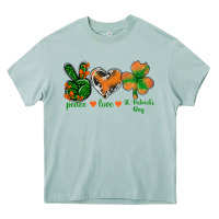 Arona Peace Love St.Patrick's Day Heavy Core Tee - BundleAndBundleShop