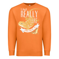 Carrot bearded dragons i just really like bearded dragons Premium Sweatshirt - lanVoArt