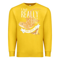 Lemon bearded dragons i just really like bearded dragons Premium Sweatshirt - lanVoArt