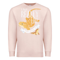 Pale Pink bearded dragons i just really like bearded dragons Premium Sweatshirt - lanVoArt