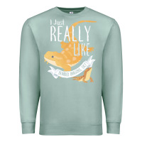 Seafoam bearded dragons i just really like bearded dragons Premium Sweatshirt - lanVoArt