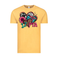 Vintage Mustard pta physical therapy assistant hearts Vintage Tee - Jasminsmagicworld