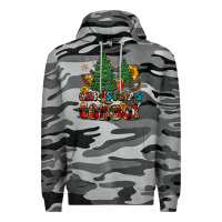Slate Camo christmas cowboy Premium Hoodie - FaDigitalArtStudio