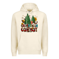 Tofu christmas cowboy Premium Hoodie - FaDigitalArtStudio