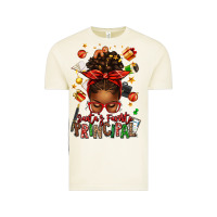 Vintage Arctic santas favorite principal afro messy bun Vintage Tee - texasbilliewilder