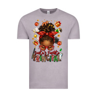 Vintage Zinc santas favorite principal afro messy bun Vintage Tee - texasbilliewilder