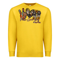 Lemon peace love dog mama Premium Sweatshirt - RacoonDesign