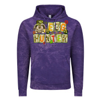 Cloud Purple Egg hunter with camouflage plate letters Easter Vintage Hoodie - HowdyJamesFarm
