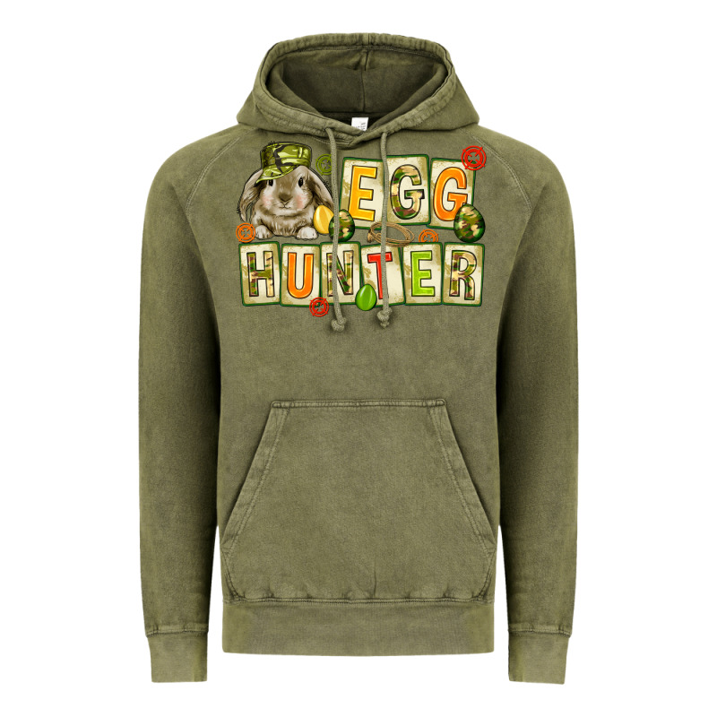 Egg Hunter With Camouflage Plate Letters Easter Vintage Hoodie by HowdyJamesFarm | Teevron
