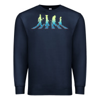Navy wizard of oz abbey brick road Premium Sweatshirt - lanVoArt