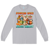 Moon Dust pumpkin spice and jesus christ Long Sleeve Tee - CowGirlArtShop