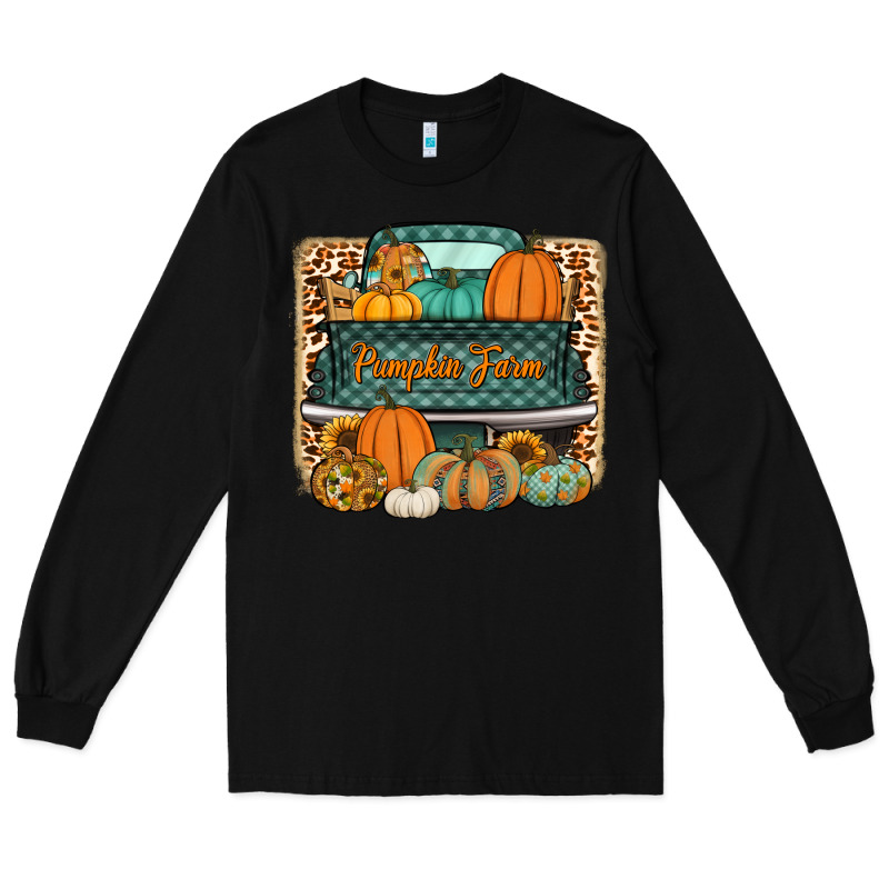 Pumpkin Farm Truck Long Sleeve Tee by Jasminsmagicworld | Teevron