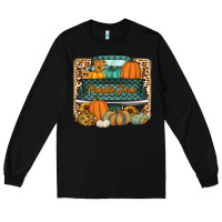 Black pumpkin farm truck Long Sleeve Tee - Jasminsmagicworld
