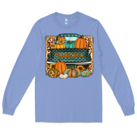 Colony Blue pumpkin farm truck Long Sleeve Tee - Jasminsmagicworld